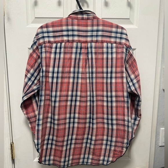 Denim & Supply Plaid Cold Shoulder Shirt - Picture 2 of 6